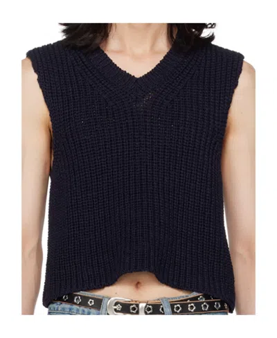Our Legacy Chunky Ribbed-knit Vest In Black
