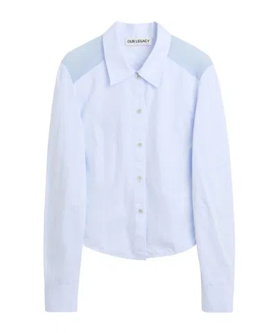 Our Legacy Cincher Shirt In Blue