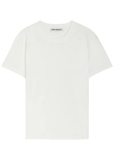 Our Legacy Classic Cotton T-shirt In White