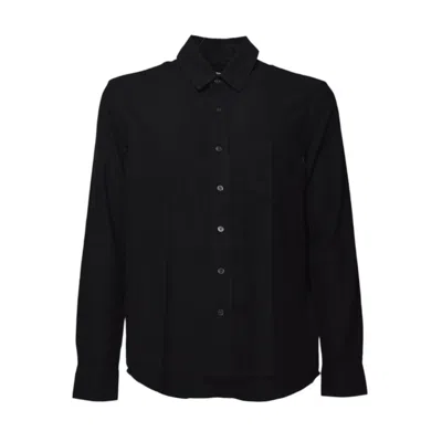 OUR LEGACY OUR LEGACY CLASSIC SHIRT IN BLACK SILK