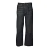 Our Legacy Classic Straight-leg Denim Jeans With Contrast Stitching In Black