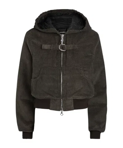 Our Legacy Coast Quilted Corduroy Jacket In Black