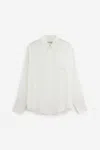 Our Legacy Off-white Coco Shirt With Point Collar And Mother Of Pearl Buttons In White