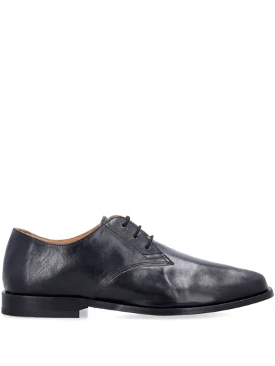 Our Legacy Collapsing Consultant Derby Shoes In Black