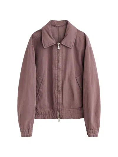Our Legacy Collared Zip Jacket In Brown