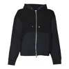 Our Legacy Hooded Knitwear With Drawstring And Ribbed Cuffs In Black