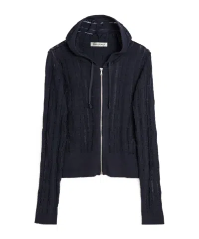 OUR LEGACY OUR LEGACY COMPACT HOODED KNIT CARDIGAN