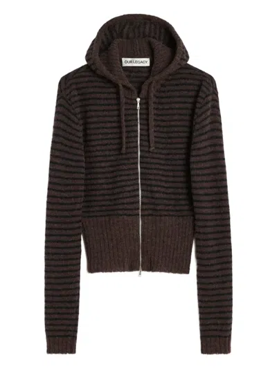 Our Legacy Compact Long-sleeve Cardigan In Brown
