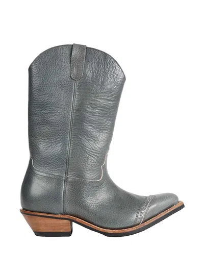 Our Legacy Consultant Cowboy Boots In Gray