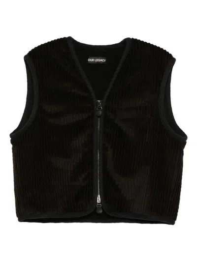 OUR LEGACY CORDUROY ZIP-UP GILET