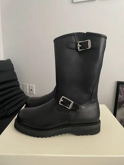 Pre-owned Our Legacy Corral Boot In Black