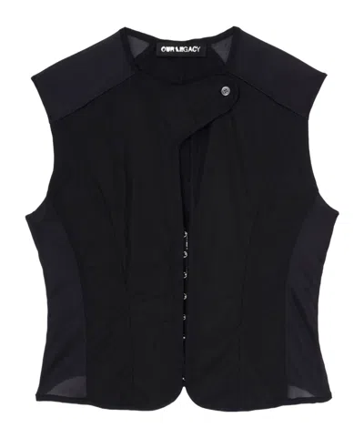 Our Legacy Corset Vest In Black
