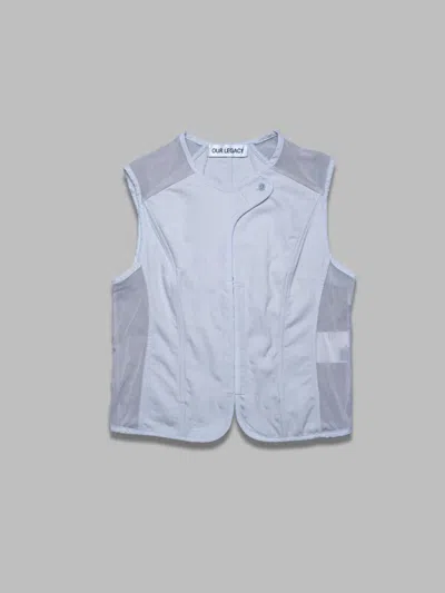 Our Legacy Corset Vest Dust Bunny Distrupted Sateen