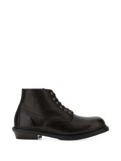 Our Legacy Cortege Pebbled Ankle Boots In Multi