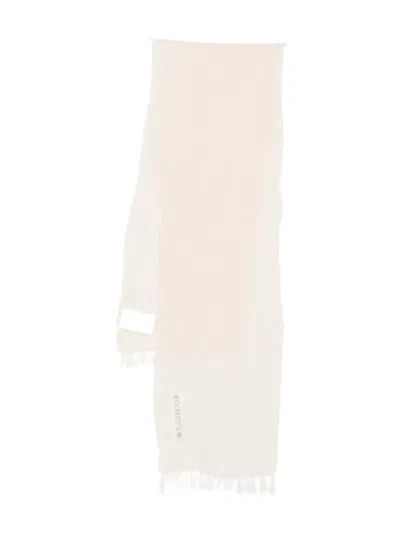 Our Legacy Cottage Frayed-edge Wool Scarf In Neutral