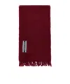 Our Legacy Cottage Scarf In Burgundy