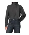 Our Legacy Cotton And Wool Blouse In Black