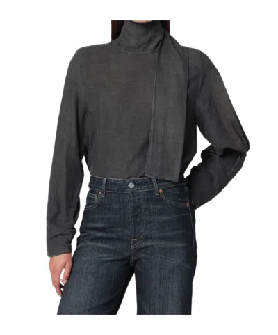 Our Legacy Cotton And Wool Blouse In Black