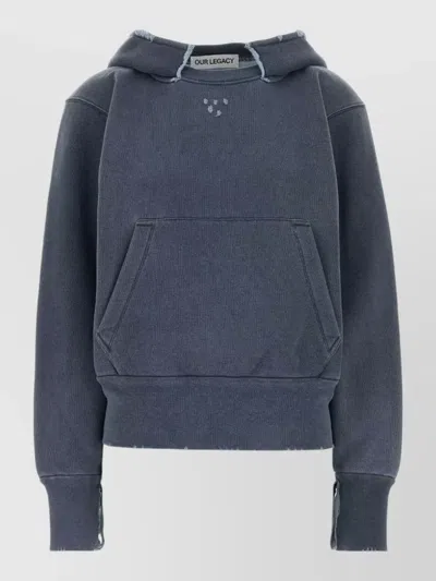 Our Legacy Cotton Hooded Sweatshirt Kangaroo Pocket