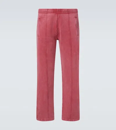Our Legacy Cotton Jersey Track Pants In Pink