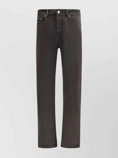 Our Legacy Cotton Straight Fit Jeans Mid-rise