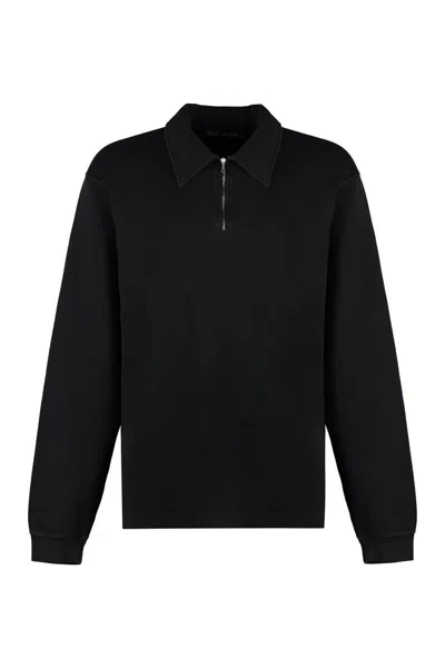 Our Legacy Cotton Sweatshirt In Black