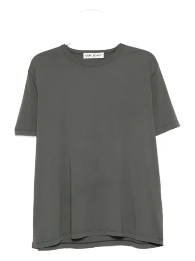 Our Legacy Cotton T-shirt In Green