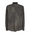 Our Legacy Cotton-wool Above Shirt In Green