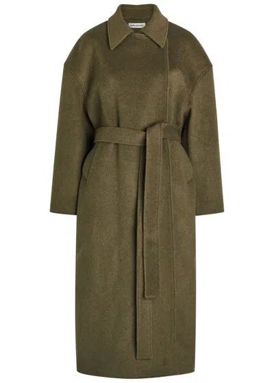 OUR LEGACY OUR LEGACY COURT BELTED WOOL-BLEND TRENCH COAT