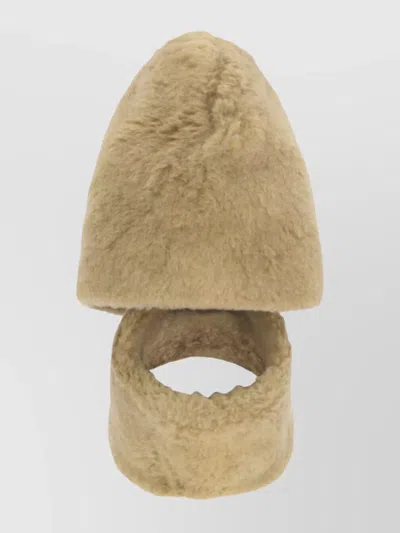OUR LEGACY COZY FAUX FUR FOLDABLE HAT