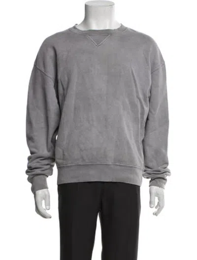 Pre-owned Our Legacy Crew Neck Long Sleeve Sweatshirt In Grey