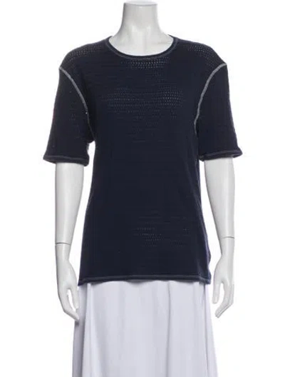 Pre-owned Our Legacy Crew Neck Short Sleeve T-shirt In Blue