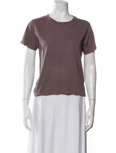 Pre-owned Our Legacy Crew Neck Short Sleeve T-shirt In Burgundy
