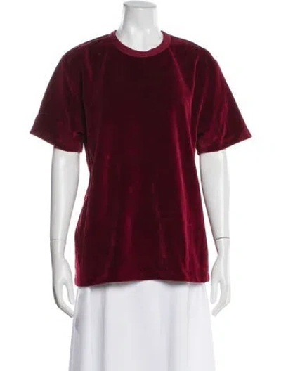 Pre-owned Our Legacy Crew Neck Short Sleeve T-shirt In Red