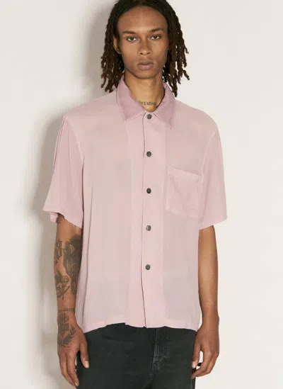 Our Legacy Crinkle Box Shirt In Lilac