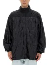 Our Legacy Exhaust Puffa Techno Fabric Jacket In Black