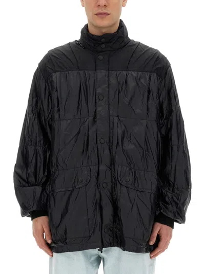 OUR LEGACY CRINKLED TEXTURE NYLON JACKET