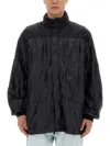 Our Legacy Exhaust Puffa Techno Fabric Jacket In Black