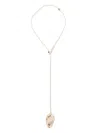 Our Legacy Crochet Catch Necklace Accessories In Fly Shell