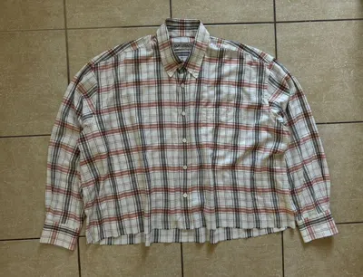 Pre-owned Our Legacy Cropped Borrowed Bd Shirt In Multi