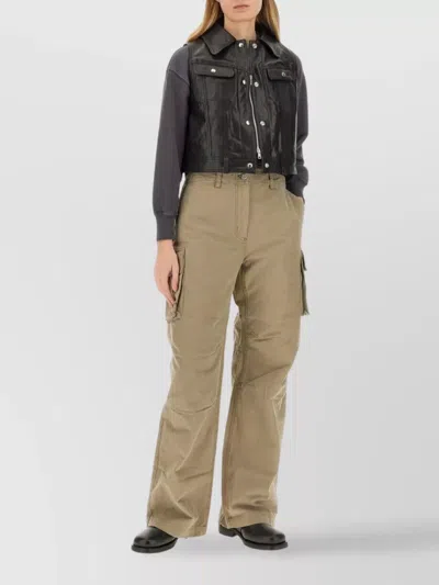 Our Legacy Cropped Collared Vest With Button Flap Pockets