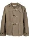 Our Legacy Cropped Duffel Jacket In Brown