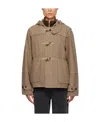 Our Legacy Cropped Duffel Jacket In Brown