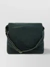 OUR LEGACY CROSS-BODY BAG WITH ADJUSTABLE STRAP AND DENIM TEXTURE