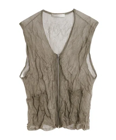 Our Legacy Crush Vest In Gray