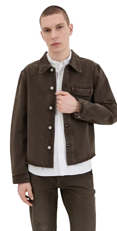 Our Legacy Cut Rebirth Jacket Choco Overdye