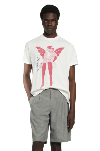 Our Legacy Box Cybernetic Demon Graphic T-shirt In White