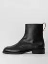 Our Legacy Daimono Boot Block Heel Square Toe Pull Tab In Black
