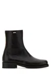 Our Legacy Dark Brown Leather Camion Boots