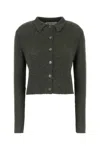 Our Legacy Dark Green Alpaca Blend Mazzy Cardigan In Green